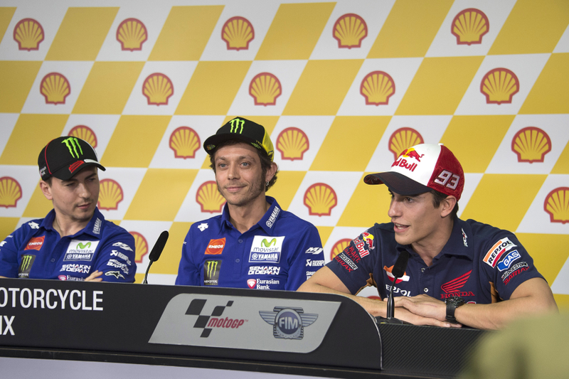 Illustration for article titled Are MotoGP’s Second And Third-Place Racers Teaming Up Against Number 1?